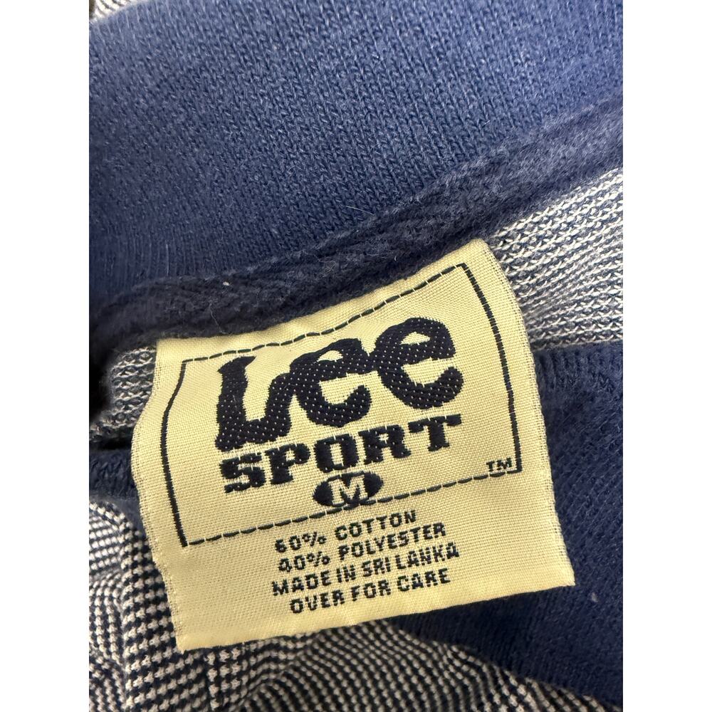 VTG 90's Lee Sport Shirt Mens M Blue Chicago Cubs MLB Baseball Polo Collared - Picture 3 of 4